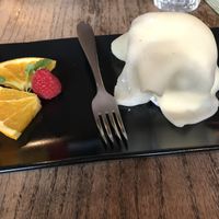 Marzipan cake at Stammen Cafe og Bar in Trondheim