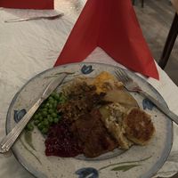 Christmas buffet.  at Stammen Cafe og Bar in Trondheim