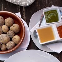 Papas y mojo  at El Guanche "Alte Schule" in Tenerife