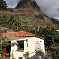 The restaurant from the terrace. It is hidden out of the main visitor’s path in Mosca. at El Guanche "Alte Schule" in Tenerife