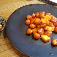 Sweet and sour mushroom at The Lakeside Veggie in Hangzhou