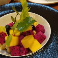 Fruit salad at The Lakeside Veggie in Hangzhou