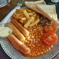 Full vegan breakfast at Cacau Brazilian Patisserie in Redcar