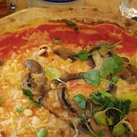 Truffled vegan pizza at Urbano 32 in Chester