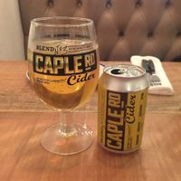 Vegan cider (Weston's) at Urbano 32 in Chester