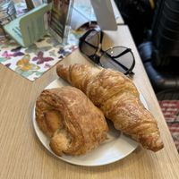 marzipan roll & croissant  at Karo Bio Markt in Schwerin