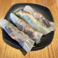 Peking ‘duck’ rolls  at An Nhien Vegetarian Cuisine in Cabramatta