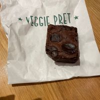  vegan chocolate chunk brownie at Pret A Manger - Great Eastern St in London