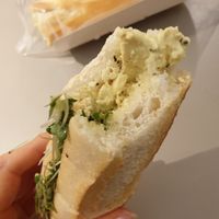 Eggless mayo baguette at Pret A Manger - Great Eastern St in London