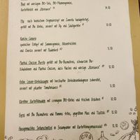 Menu October 2021  at Stiftskeller in St Florian