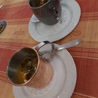 Kürbiscremesuppe at Stiftskeller in St Florian