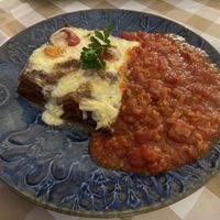 Vegan vegetable lasagnea  at Stiftskeller in St Florian