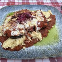 Melanzani mit Käse überbacken  at Stiftskeller in St Florian