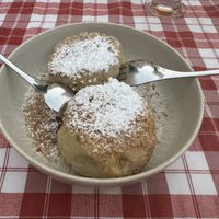 Marillenknödel  at Stiftskeller in St Florian