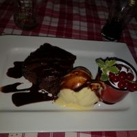 Schokoladen-Nuss Brownie at Stiftskeller in St Florian