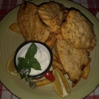 Fish and Chips vegan at Stiftskeller in St Florian