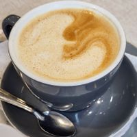 Cafe au lait d, avoine at Maison Landemaine - Oberkampf in Paris