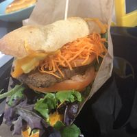 ‘Special’ sandwich with tofu on gluten-free bread  at Vegana By Tentúgal in Porto