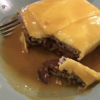 special toast with francesinha sauce   at Vegana By Tentúgal in Porto