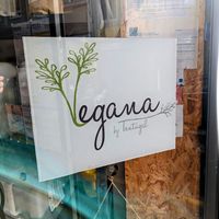 Sign at Vegana By Tentúgal in Porto