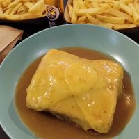 Francesinha - an acquired taste! at Vegana By Tentúgal in Porto