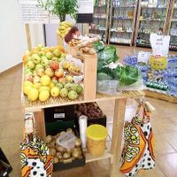 Fruit (some bio, some not) and veggies. prices are regular (some good, some less) for the surrounding area at Vegana By Tentúgal in Porto