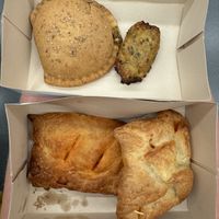 Selection of pastries I took away for the flight home  at Vegana By Tentúgal in Porto