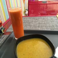 Yum soup of the day!  at Vegana By Tentúgal in Porto