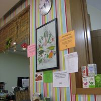 Happy veggie atmosphere :-D at Vegana By Tentúgal in Porto