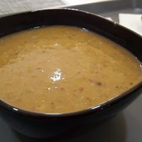 Lens soup: should try it! at Vegana By Tentúgal in Porto