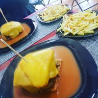 The best "francesinha" ❤ at Vegana By Tentúgal in Porto
