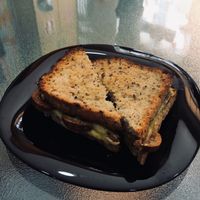 Sandwich with chorizo  at Vegana By Tentúgal in Porto