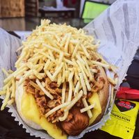 Hot not dog delicius! 😋 at Vegana By Tentúgal in Porto