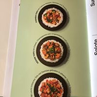 Vegan menu  at Akakiko in Linz