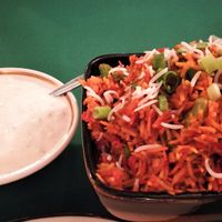 Vegetable Jambalaya at Taj Mahal in Nassau