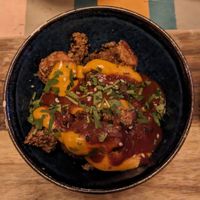 Deep fried Bang-Bang Cauliflower (7/10) at Lounges - Brunello in Weston-super-mare