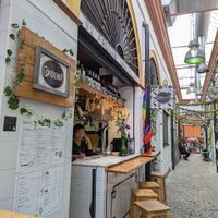 Inside Feria Market at Condende in Sevilla