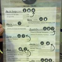 Menu Condendê at Condende in Sevilla