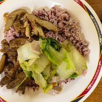 Buffet selection  at Tien Sieng Vegetarian Foods in Chiang Mai