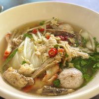 Build-your-own soup  at Tien Sieng Vegetarian Foods in Chiang Mai