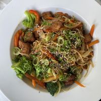 SWEET yaki soba  at Ohana in Jaco