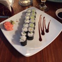 vegan sushi plate at Ohana in Jaco