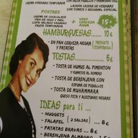 menú at Platea de Almagro in Almagro