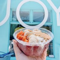 Açai bowl at JOY in Shell Beach