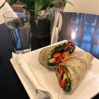Scrumptious Vegan Cheez Wrap! So fresh and delicious...A must try.  at Juice by Nature in Amsterdam