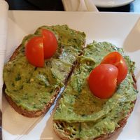 Avocado on toast, cant go wrong with this! The avo had a lot of flavour and was perfectly seasoned. at Juice by Nature in Amsterdam