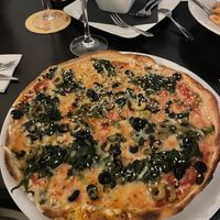 Vegan pizza spinaci  at Novecento in Haarlem