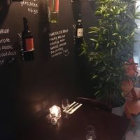 Table at Novecento restaurant at Novecento in Haarlem