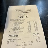 bill  at Novecento in Haarlem