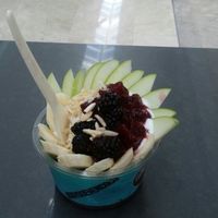 apple & blackberry acai bowl at Coco Bliss in Upper Mount Gravatt